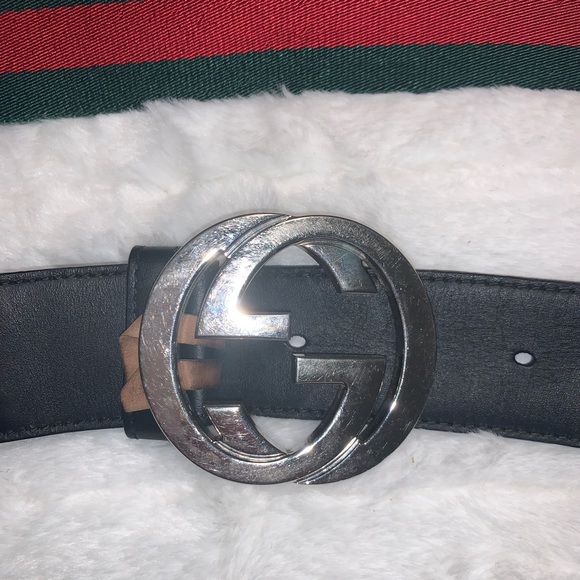 Gucci Web belt with G buckle - Picture 2 of 4